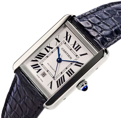 mens cartier tank watch|cartier tank solo large men's.